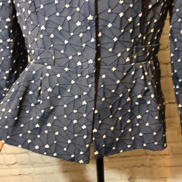 Helene Berman London Blue Star Peplum Jacket - Picture 8 of 11